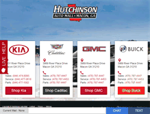 Tablet Screenshot of hutchinsonautomall.com